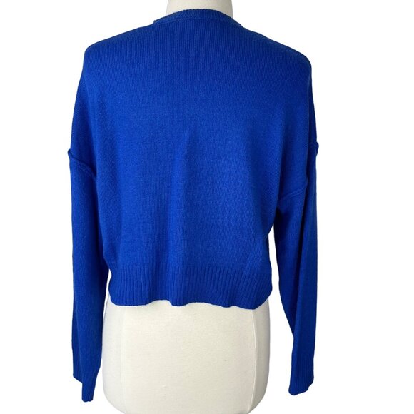 Forever 21 Womens Sweater Blue Soft Size Small - Picture 2 of 7
